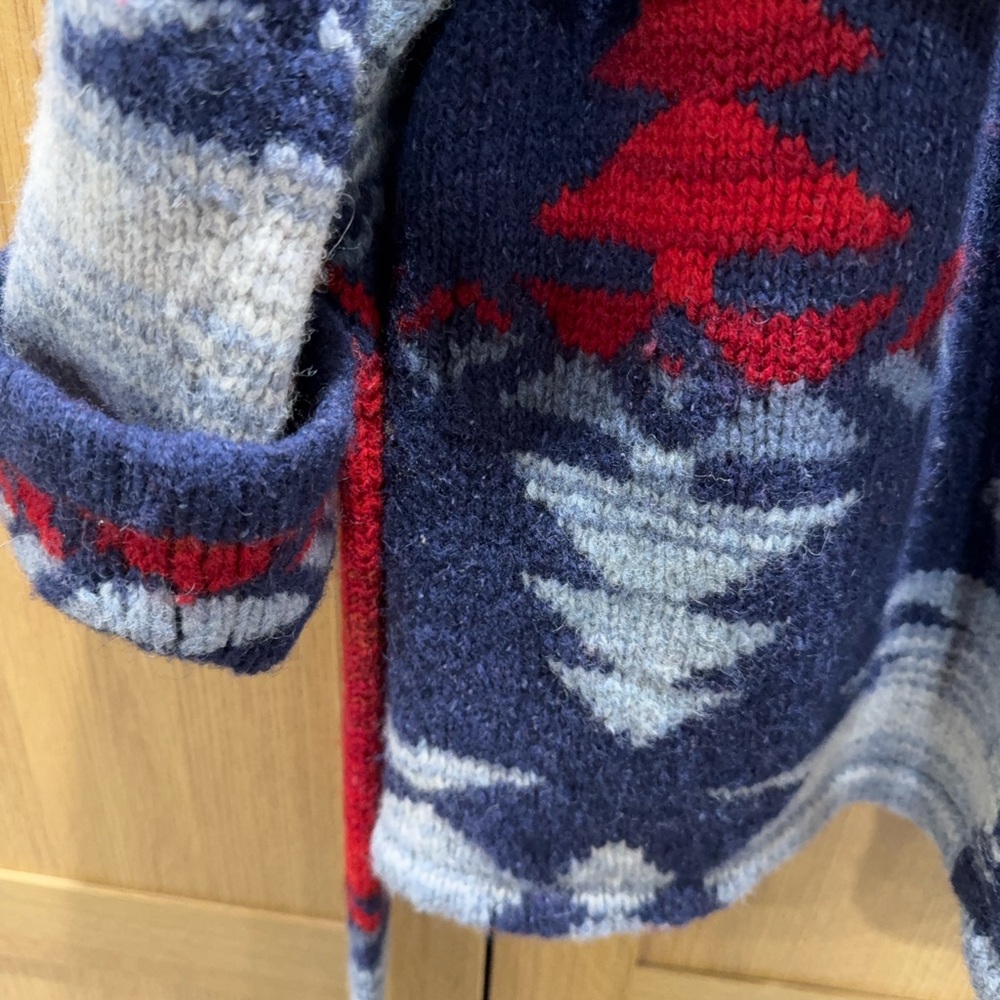 Ralph Lauren Blue and Red Jean Jacket - Picture 4 of 5